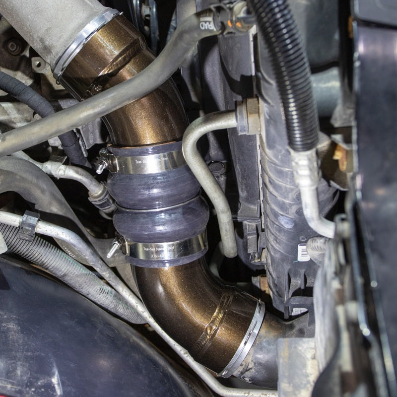 Wehrli 06-10 GM Duramax LBZ/LMM Passenger Side 3.5in Intercooler Pipe - Sparkle Copper
