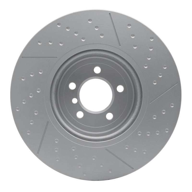 R1 13-20 BMW 435I Front Dimpled & Slotted GeoSPEC Coated Rotor
