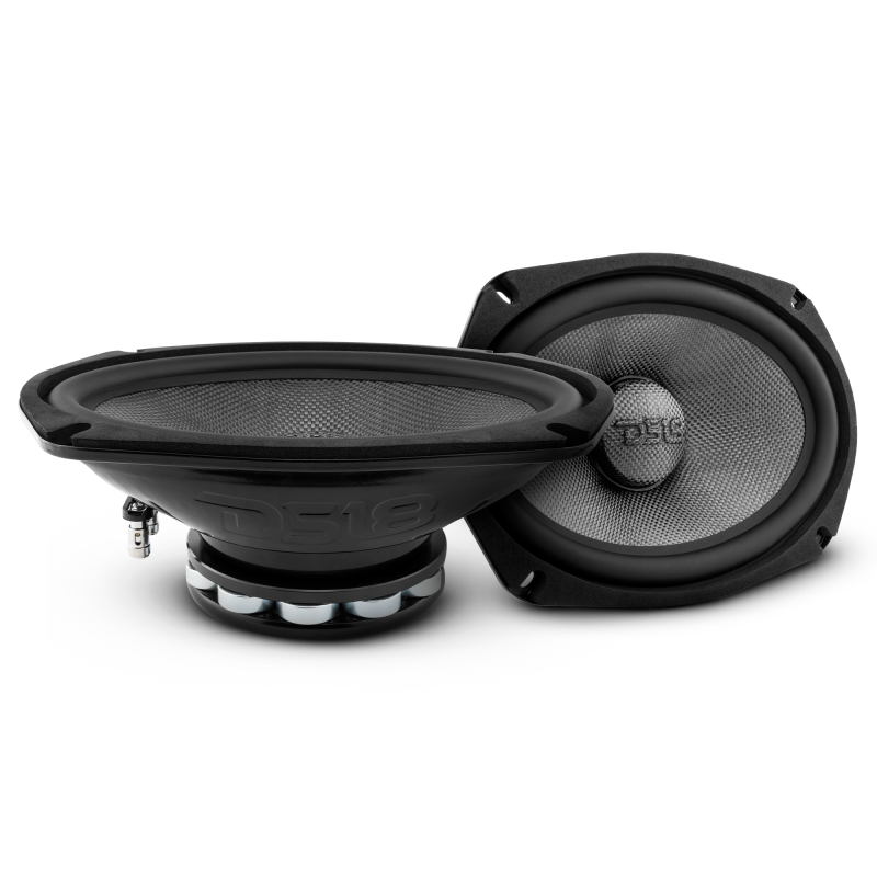 DS18 6x9in 300 Watts RMS 2 ohm Mid-Bass Loudspeaker Neodymium