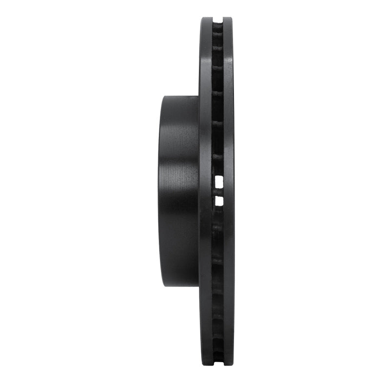 R1 96-00 Volkswagen EuroVan Front Left Drilled & Slotted Black Brake Rotor
