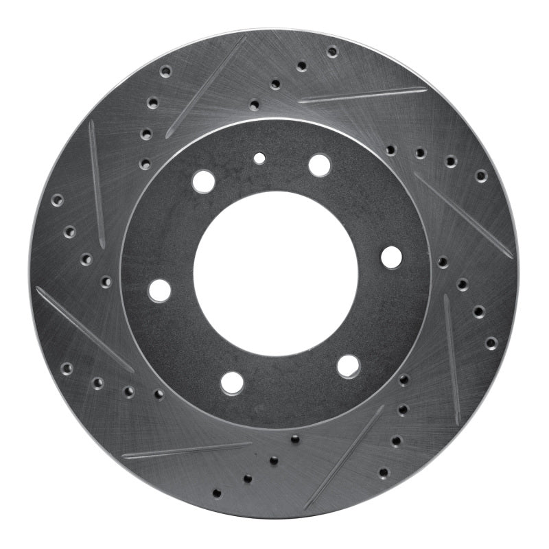 DFC 13-17 Ford Ranger (Mexico) Front Left Drilled & Slotted Silver Brake Rotor