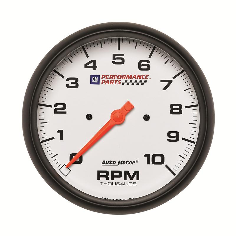 Autometer GM Bowtie Black 2-1/16in 100-250 Degree F Electronic Transmission Temperature Gauge