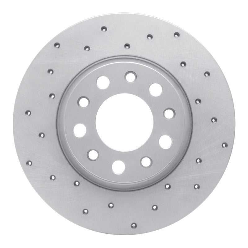 DFC 14-22 Chrysler 200 Rear Left Drilled Geoperformance Rotor