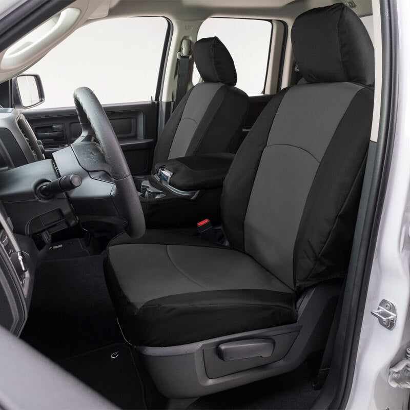 Covercraft 21-24 Dodge Durango Endura PrecisionFit Custom Front Row Seat Covers - Charcoal/Black