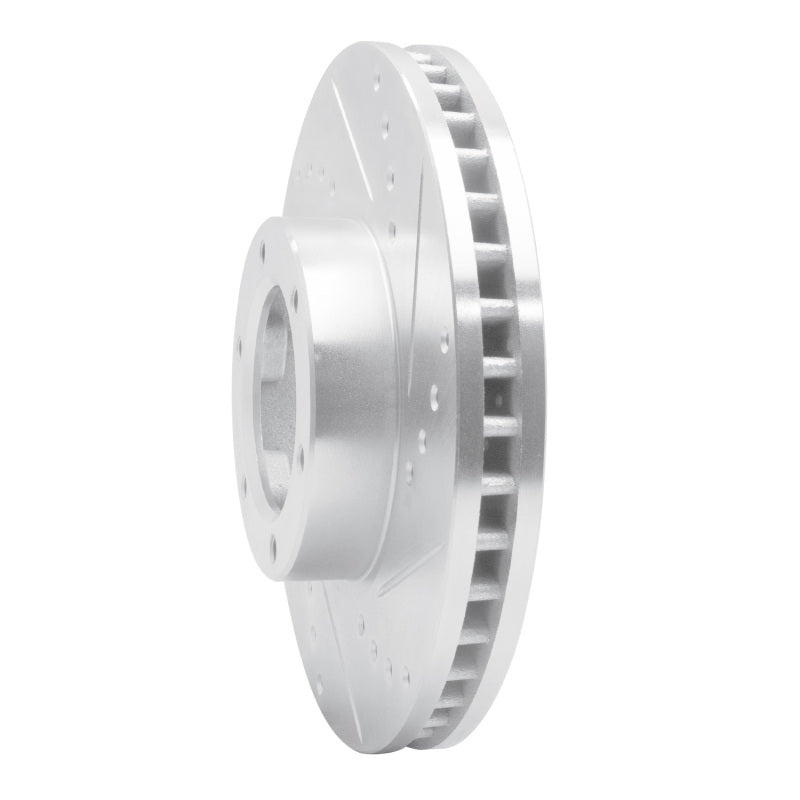 DFC 820093 Toyota Pickup Front Right Drilled & Slotted Silver Brake Rotor