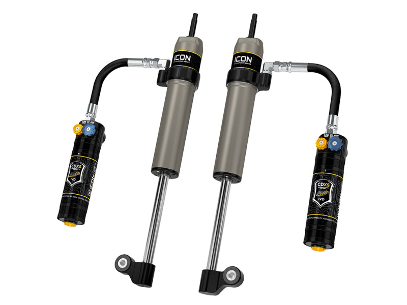 ICON 05-23 Toyota Tacoma Rear VS 2.5 Alum RXT Shock Absorbers Remote Resi w/ CDXS Pair