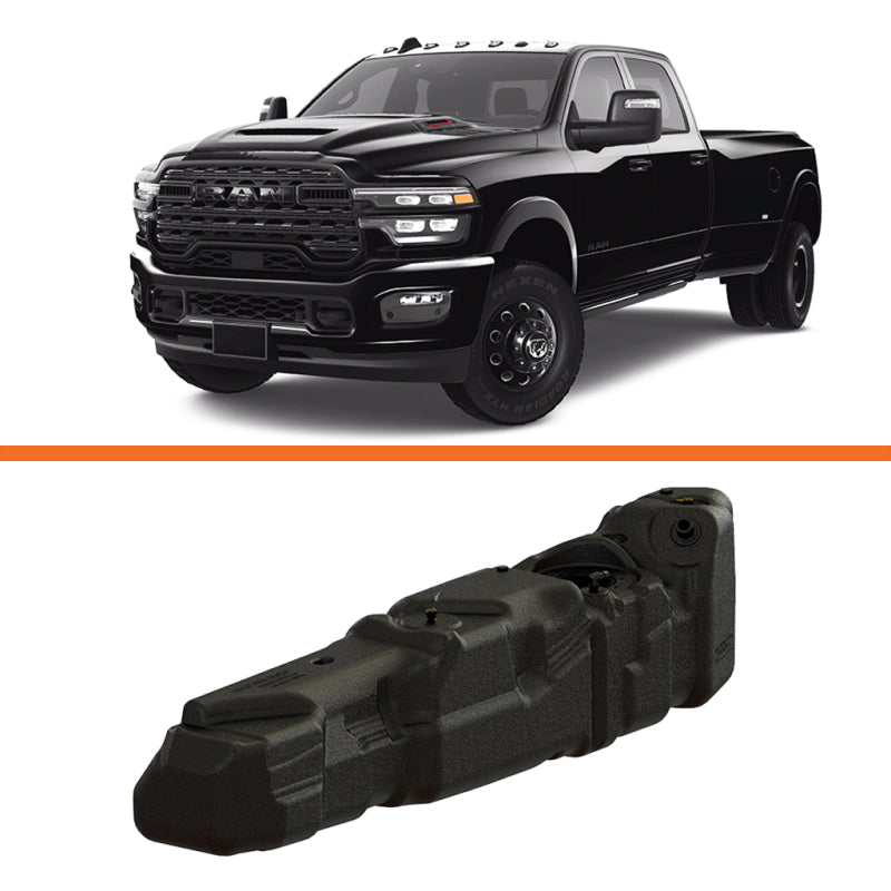 Titan Fuel Tanks 25-26 RAM 2500/3500 Cummins Crew Cab Long Bed 55 Gallon XXL Mid-Ship Fuel Tank