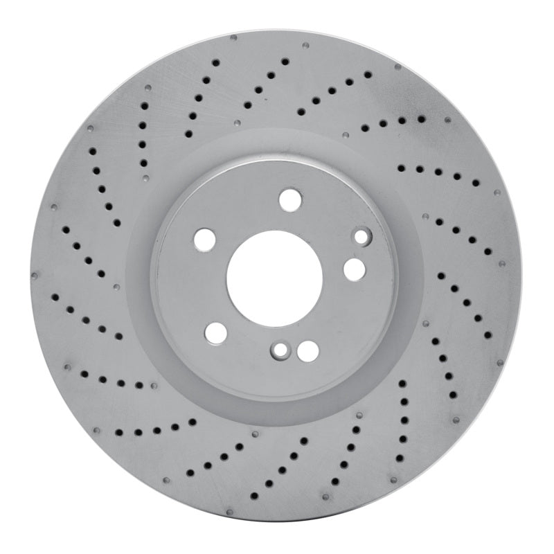 R1 08-21 Mercedes-Benz E550 Front Drilled Carbon Alloy GeoMET Rotor