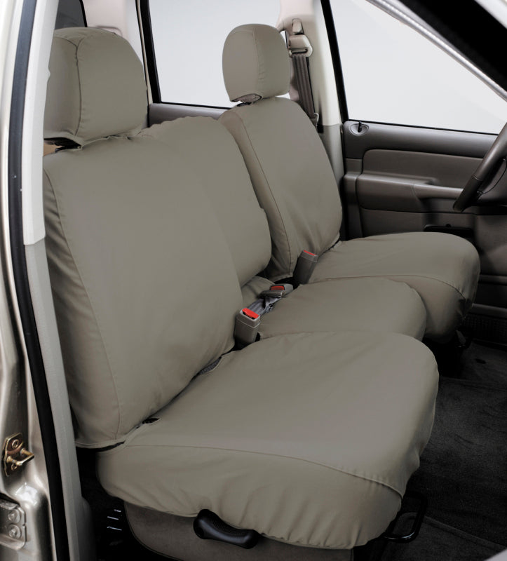 Covercraft 19-23 Ford Ranger Polycotton SeatSaver Custom Second Row Seat Covers - Misty Grey