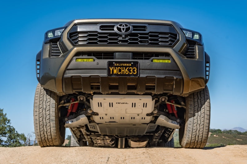 Rival 2024-Present Toyota Tacoma 4th Gen Aluminum Lower Controls Skid Plate