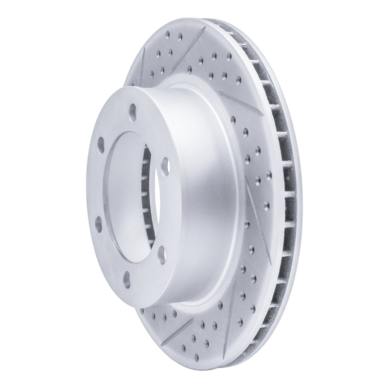 R1 95-04 Toyota 4Runner Front Left Drilled & Slotted Geo-Carbon Rotor