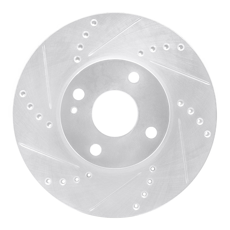 DFC 16-25 Mazda 2 (Mexico) Front Left Drilled & Slotted Silver Brake Rotor