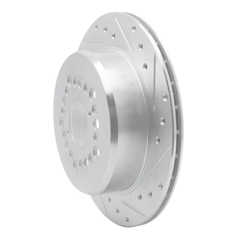 DFC 92-00 Lexus LS400 Rear Right Drilled & Slotted Silver Brake Rotor