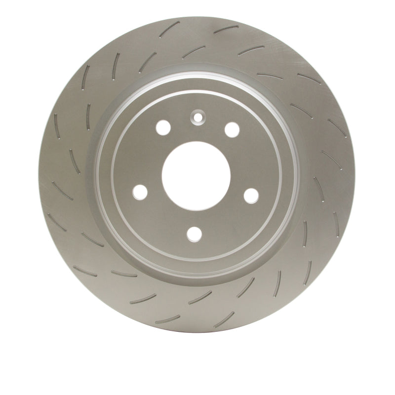 R1 14-14 Chevrolet Corvette Rear Slotted GeoSPEC Coated Rotor