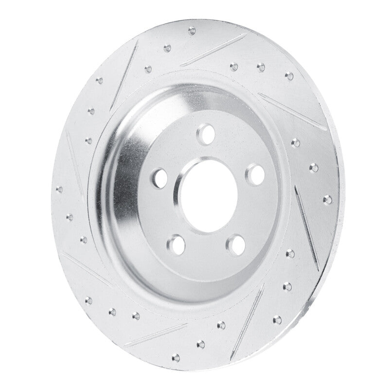 DFC 22-25 Ford Maverick Rear Right Drilled & Slotted Silver Brake Rotor