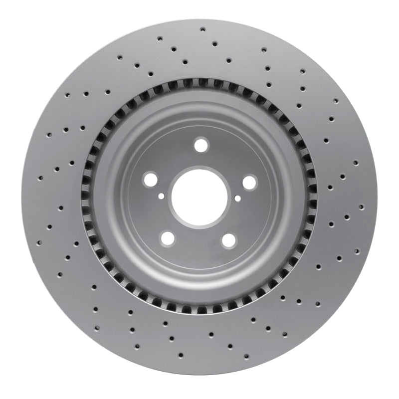R1 08-14 Lexus IS F Front Drilled GeoSPEC Coated Rotor