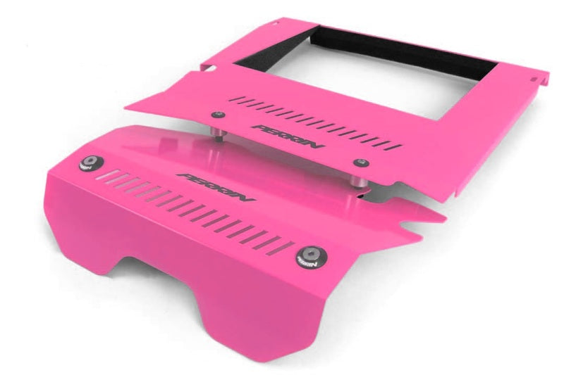 PERRIN 15-21 Subaru WRX Engine Cover Kit (Intercooler & Pulley Covers Incl.) - Hyper Pink