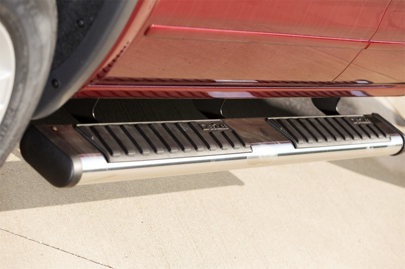 Dee Zee 99-23 Chevrolet/GMC/Dodge/Ford Full Size Truck Tubes - 6In Oval - Stainless Steel (CrewCab)