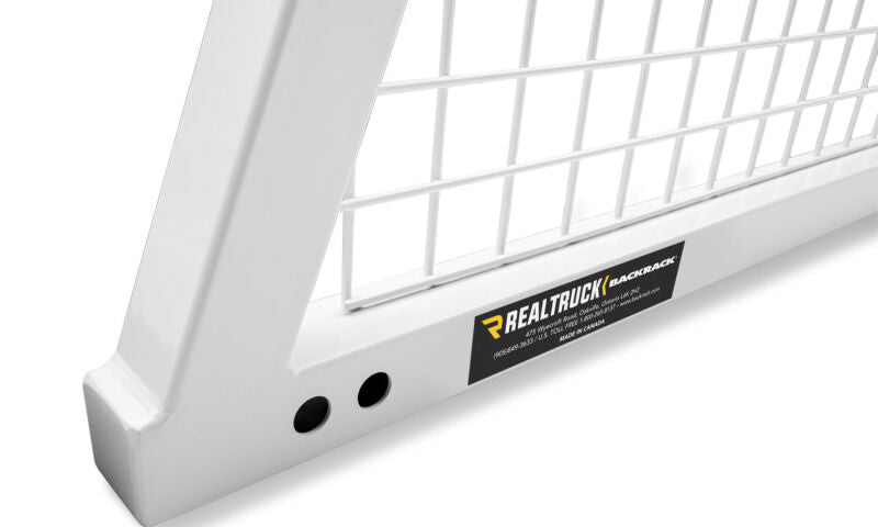 BackRack 17-20 Ford F-250/350/450/550 SD Safety Rack Frame ONLY (Req. HW) - White
