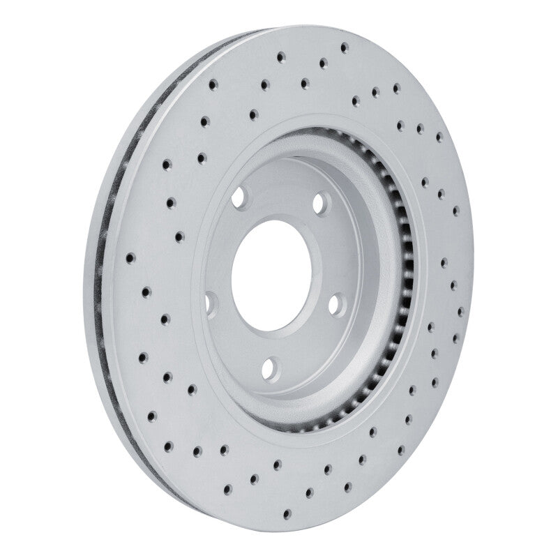 DFC 11-19 Nissan Sentra Front Right Drilled Geoperformance Rotor
