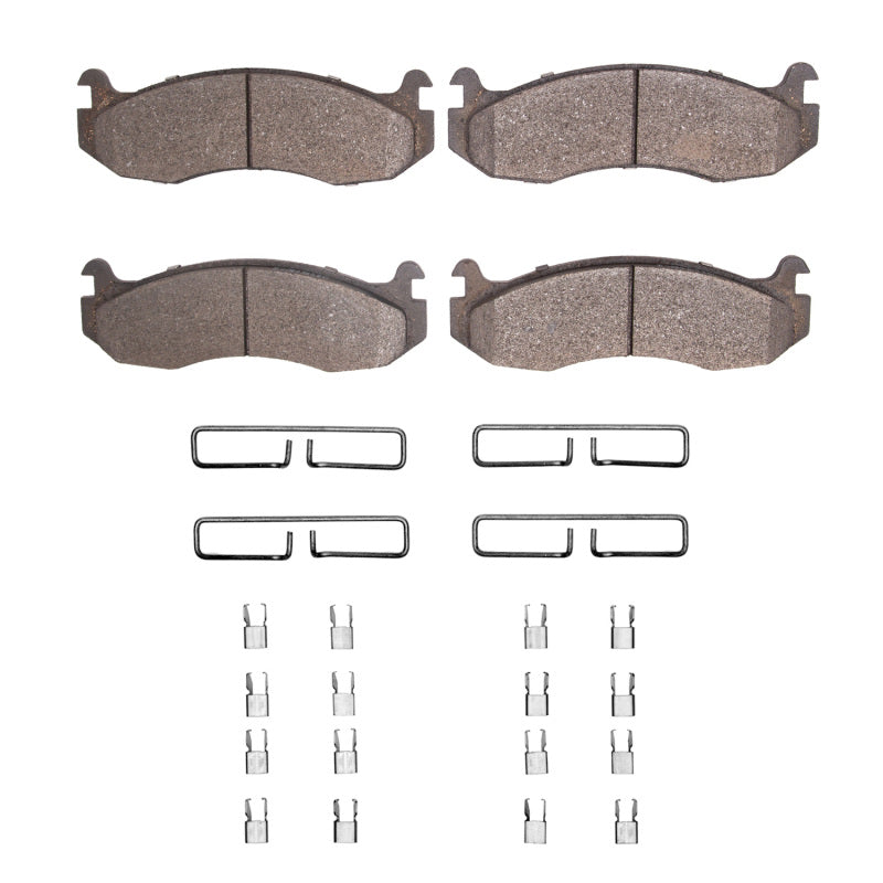 R1 1996-2006 Hummer H1 Front R1 Semi Met Pads & Hardware Kit