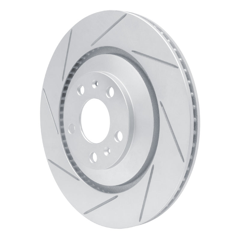 DFC 04-18 Audi S8 Rear Left Slotted Geoperformance Rotor