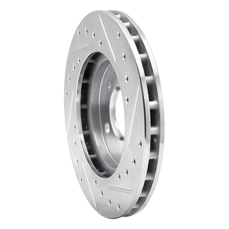 DFC 96-00 Chrysler Town & Country Front Left Drilled & Slotted Silver Brake Rotor