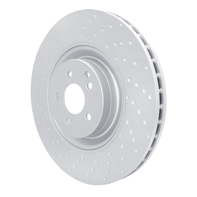 R1 2007-2014 Mercedes-Benz CL63 AMG Front GeoSPEC Coated Rotor - Dimpled