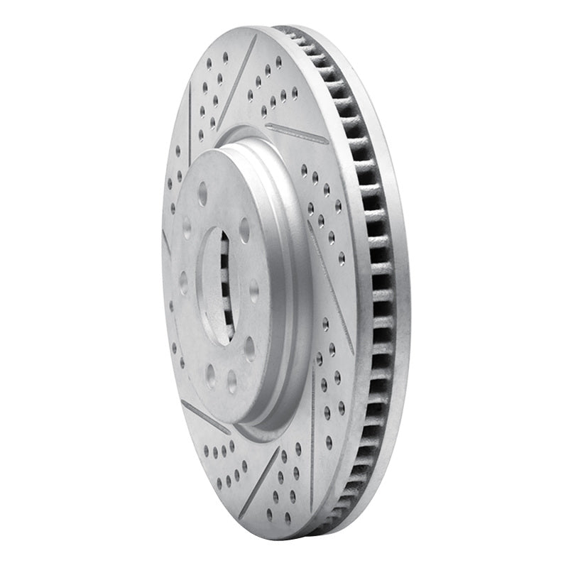 R1 03-08 Cadillac Cts Front Left Drilled & Slotted Geo-Carbon Rotor
