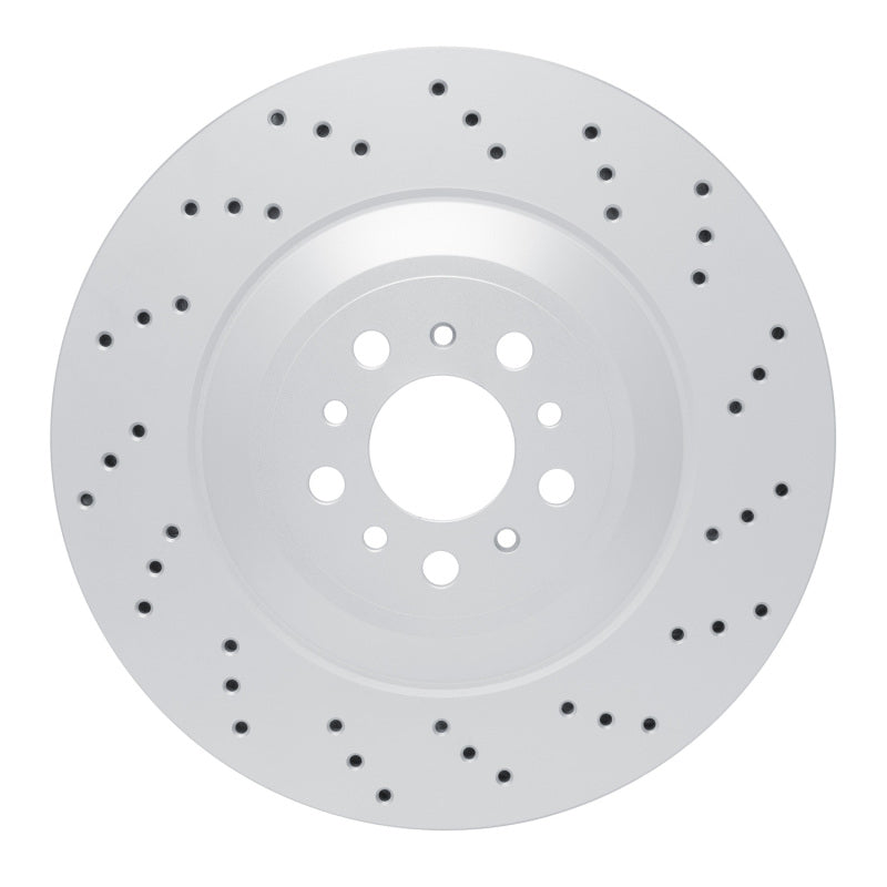 R1 21-25 BMW M3 Right Rear Drilled GeoSPEC Coated Rotor