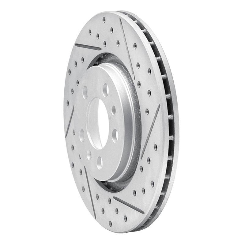 R1 98-15 Volkswagen Beetle/Jetta Wagon Front Right Drilled & Slotted Geo-Carbon Rotor