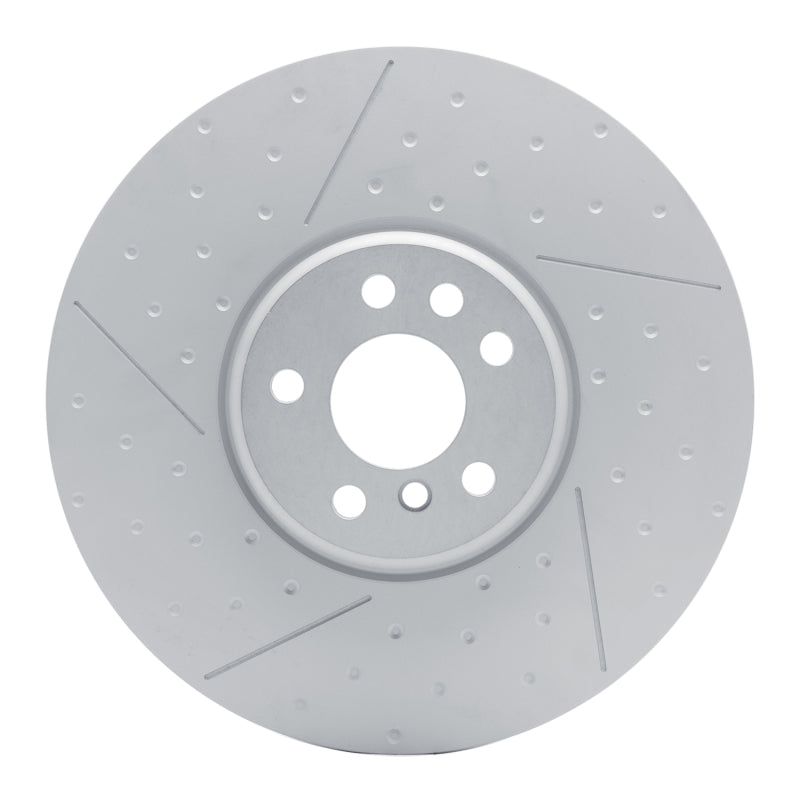 R1 20-25 BMW M440i Left Front Carbon Alloy GeoMET Dimpled & Slotted Rotor