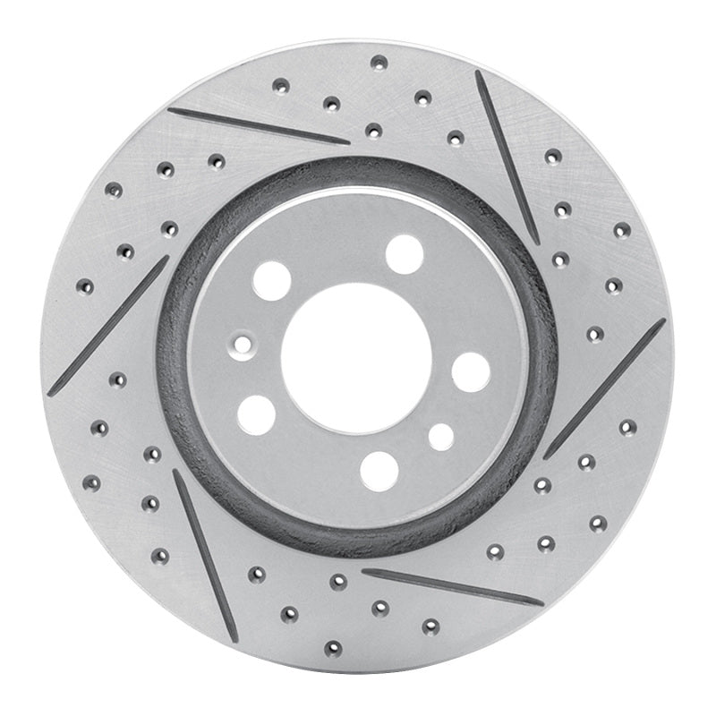 R1 98-15 Volkswagen Beetle/Jetta Wagon Front Right Drilled & Slotted Geo-Carbon Rotor