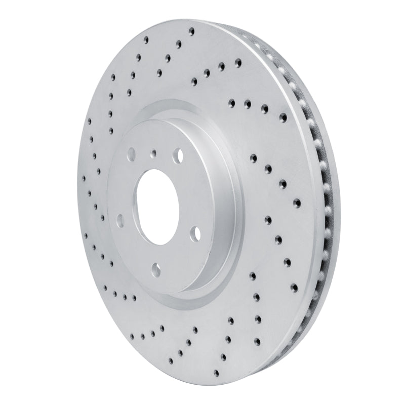 DFC 07-15 Infiniti G37 Front Left Drilled Geoperformance Rotor