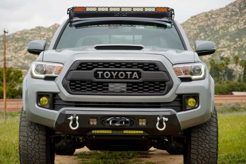 DV8 16-23 Toyota Tacoma Center Mount Winch Front Bumper
