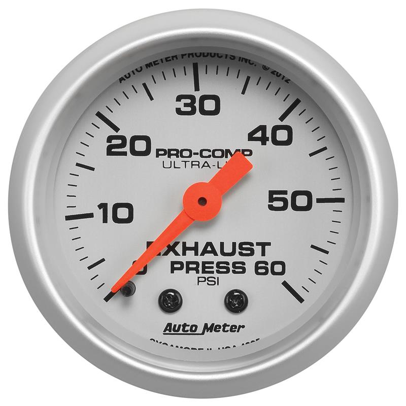 AutoMeter Ultra-Lite 2-1/16in. 100PSI Exhaust Pressure Digital Stepper Motor Gauge