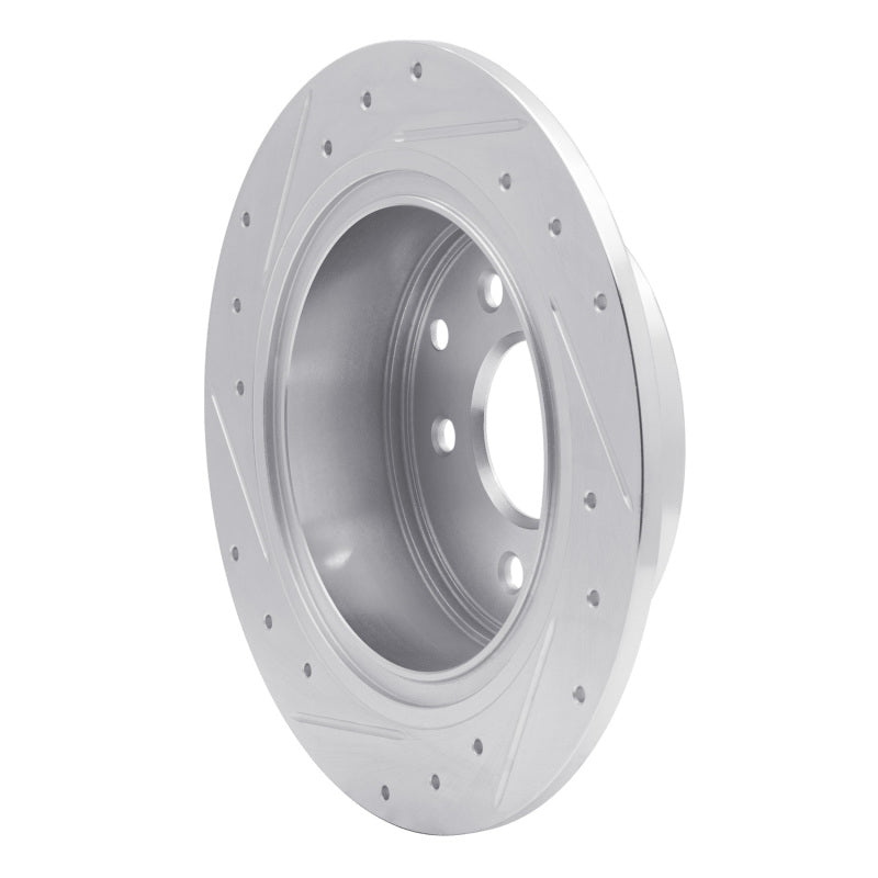 DFC 02-25 Nissan Maxima Rear Right Drilled & Slotted Silver Brake Rotor