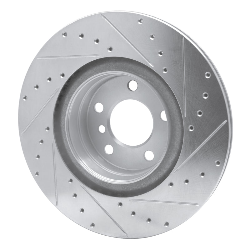 DFC 12-20 BMW 428i Rear Left Drilled & Slotted Silver Brake Rotor