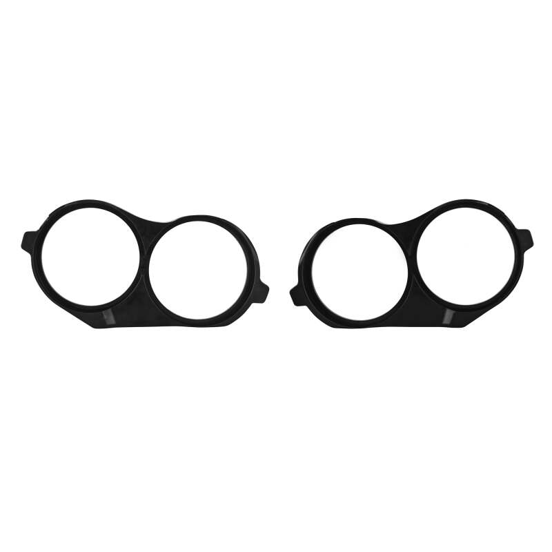 DS18 14-23 Harley Davidson Saddle Bag Mid Bass Adapter Ring 2x 10in ABS Black