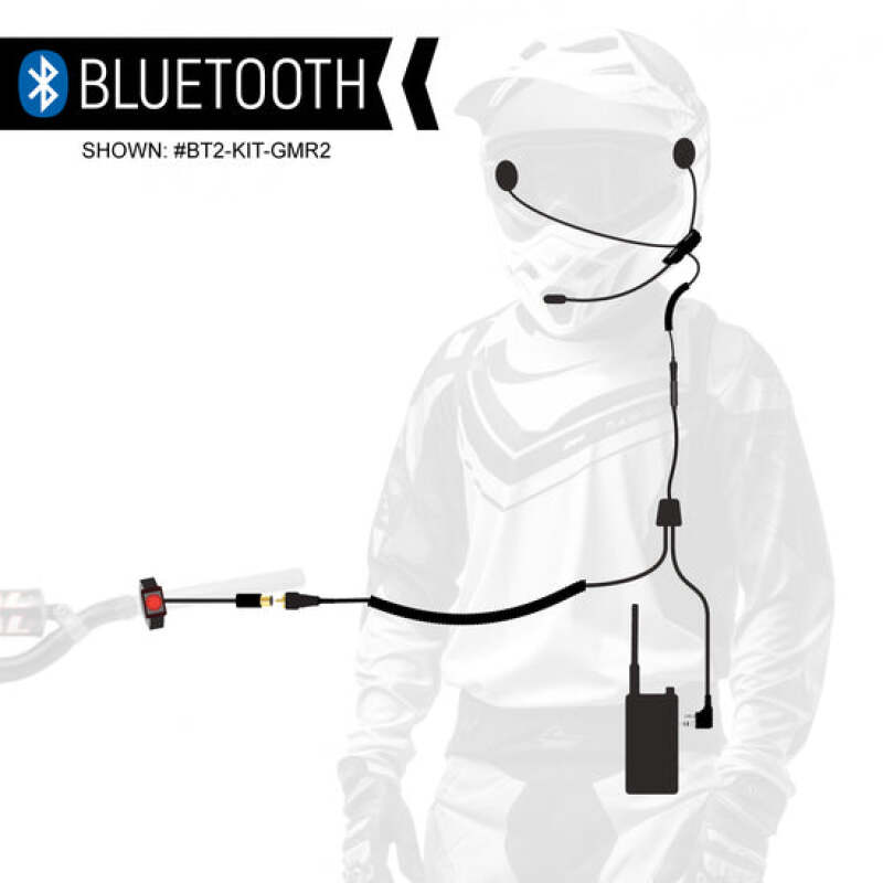 Rugged Radios CONNECT BT2 Bluetooth Moto Kit with Radio - R1