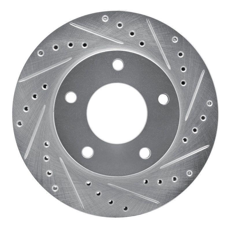 R1 69-78 Cadillac Eldorado Front Right Rear Right Drilled & Slotted Silver Brake Rotor