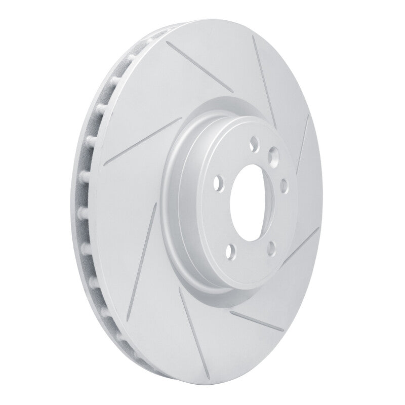 DFC 10-17 Land Rover Range Rover Front Right Slotted Geoperformance Rotor