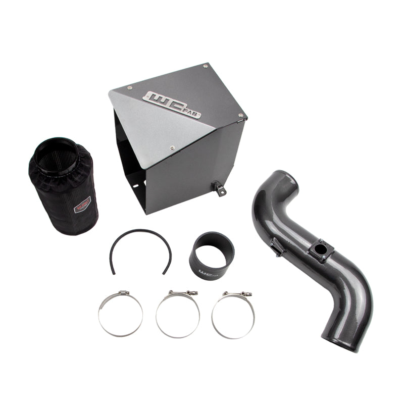 Wehrli 11-16 GM Duramax LML 4in Intake Kit - Flat Black