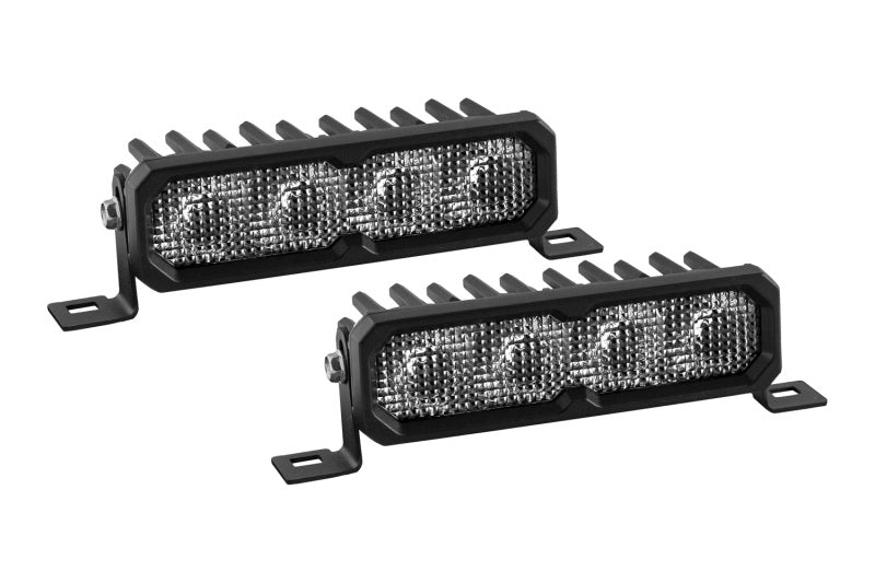 Diode Dynamics SS6 Pro White Flood Standard RBL (pair) 6000K