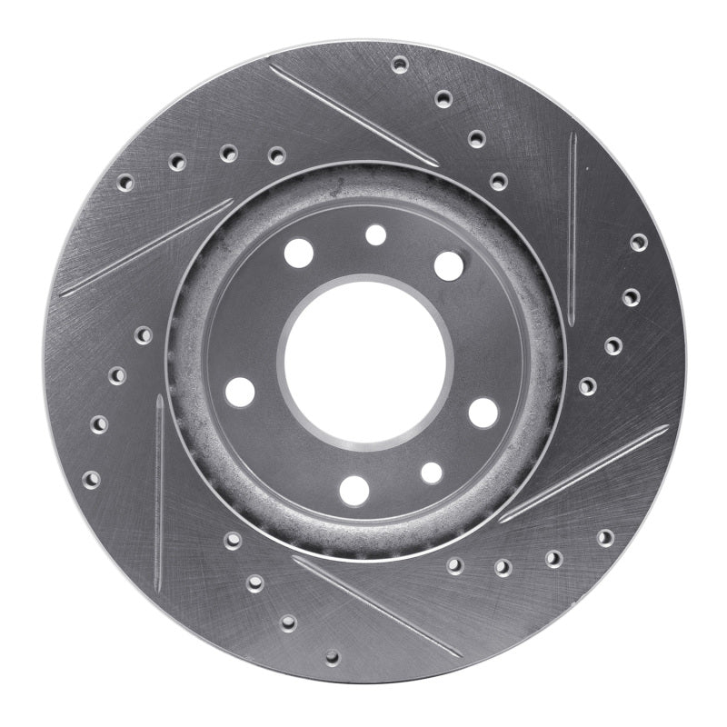 DFC 02-02 Kia Sedona Front Left Drilled & Slotted Silver Brake Rotor