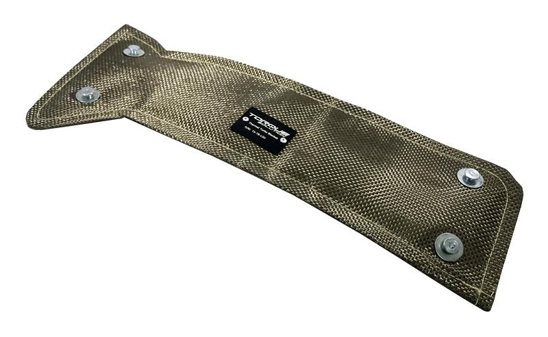 Torque Solution Fiberglass Exhaust Wrap Universal 1inx50ft - Black