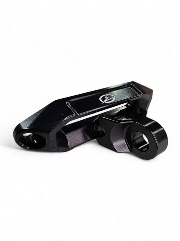 Elektric Offroad Winch Hawse Fairlead And Hook Combo Anodized Black