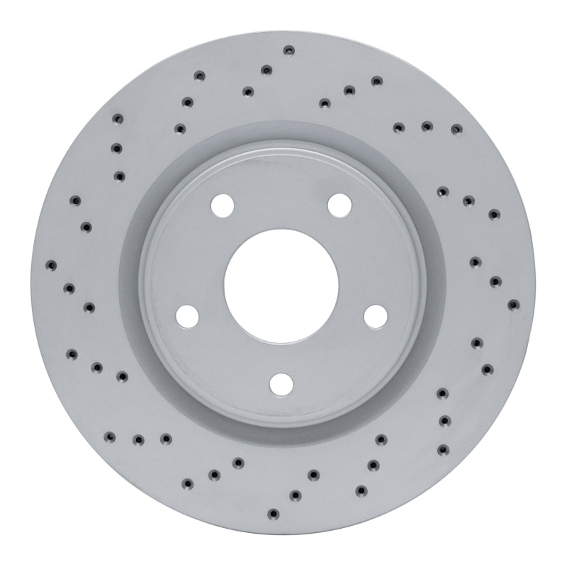 DFC 12-25 Chrysler Town & Country Front Left Drilled Geoperformance Rotor