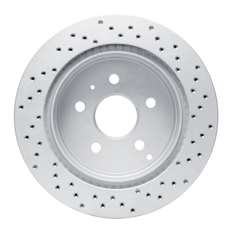 DFC 10-17 Chevrolet Equinox Rear Left Drilled Geoperformance Rotor