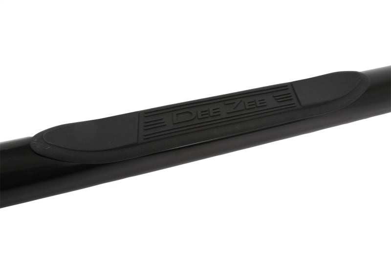 Dee Zee 14-19 Chevrolet Silverado Tubes - 3In Round Black Steel CrewCab